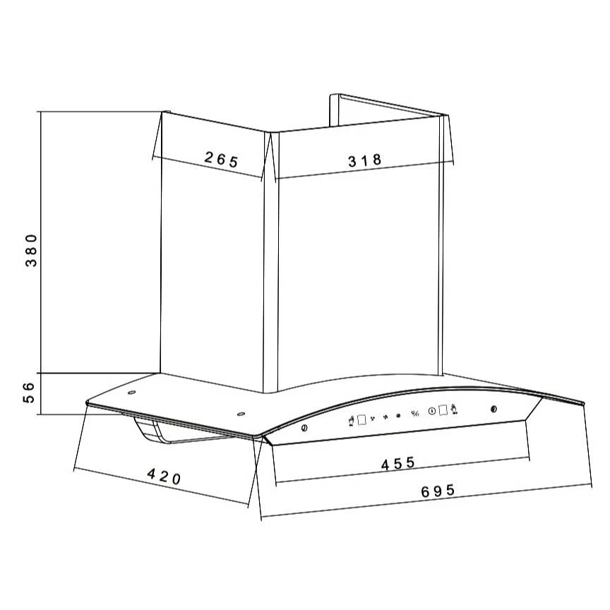 Máy Hút Mùi Canzy CZ D70SMART – Lựa Chọn Thông Minh Cho Không Gian Bếp Hiện Đại