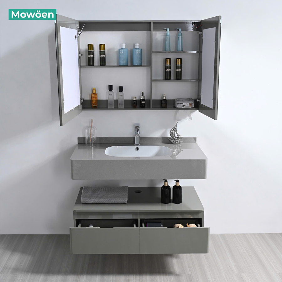 Tủ Gương Phòng Tắm, Tủ Lavabo Đẹp, Tủ Lavabo Phòng Tắm, Tủ Chậu MW2826