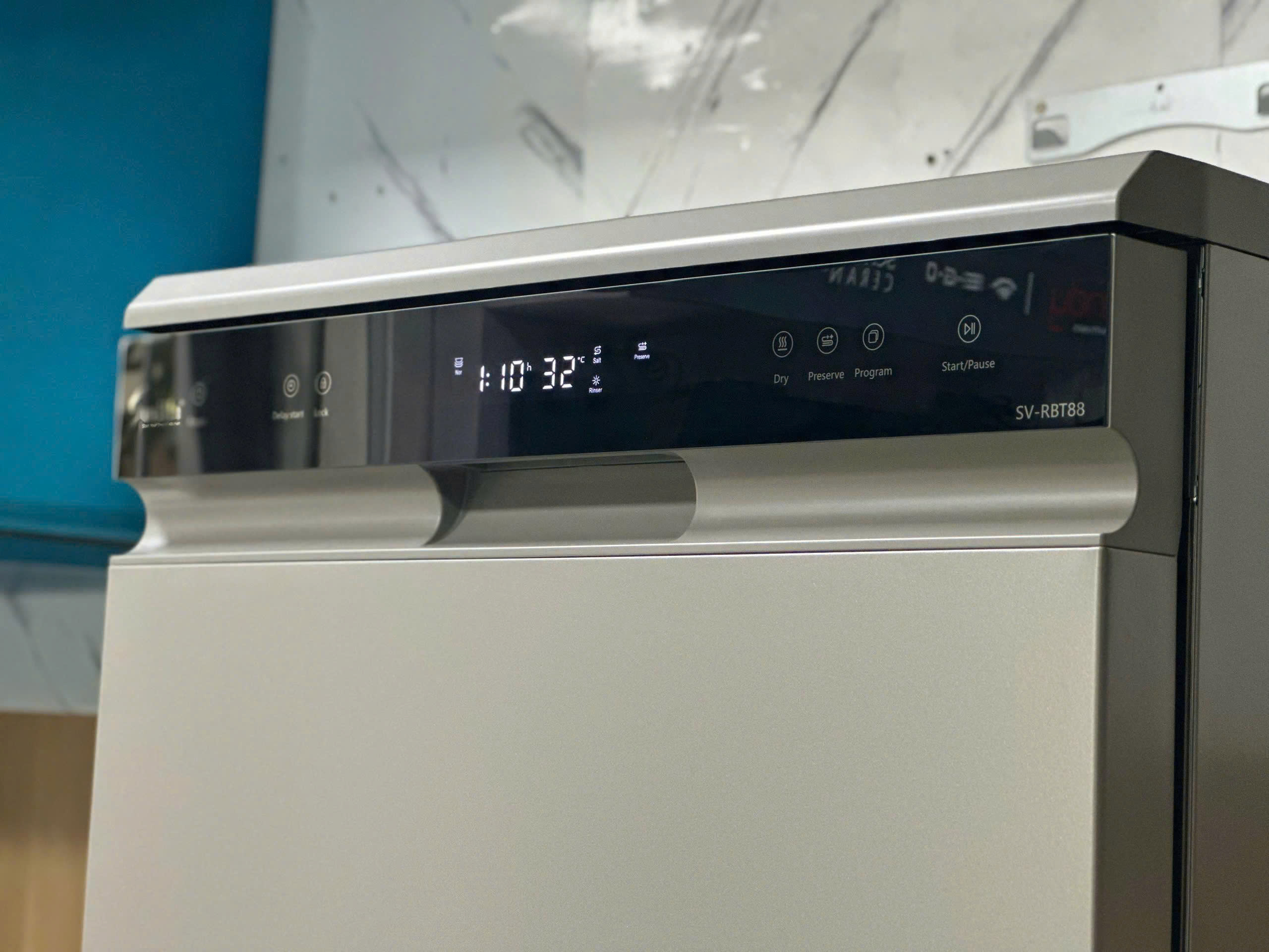 Máy Rửa Bát Âm Tủ Sevilla SV RBT88 – Thiết Kế Sang Trọng, Công Nghệ Thông Minh, Dung Tích 17 Bộ