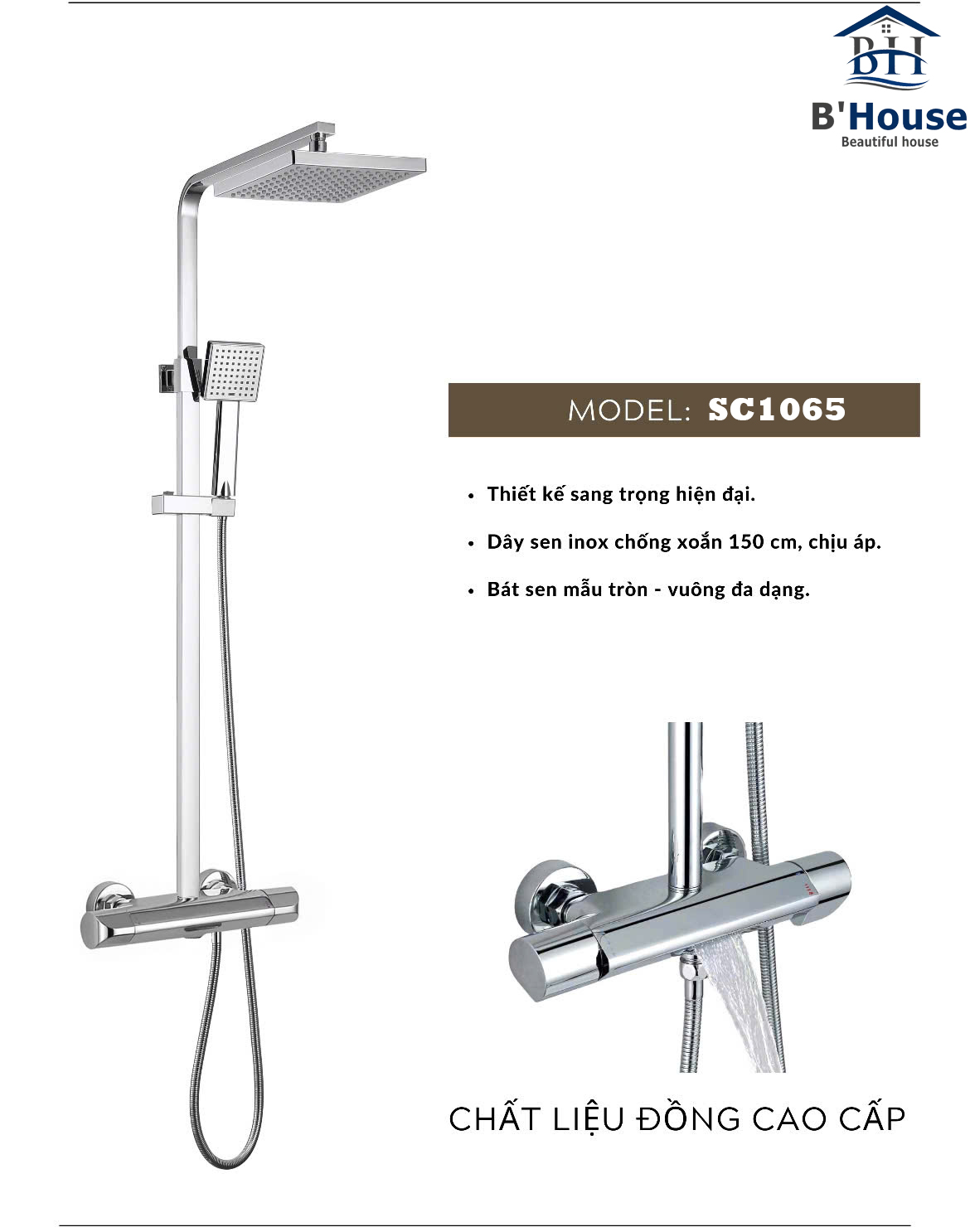 Sen cây tắm đứng SC 1065