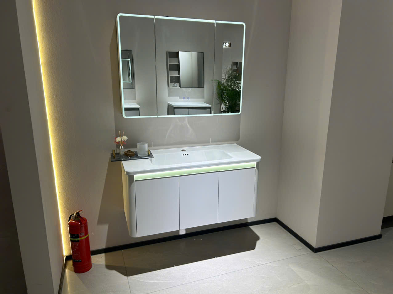 Bộ Tủ Gương Phòng Tắm, Tủ Lavabo Đẹp, Tủ Lavabo Phòng Tắm 248