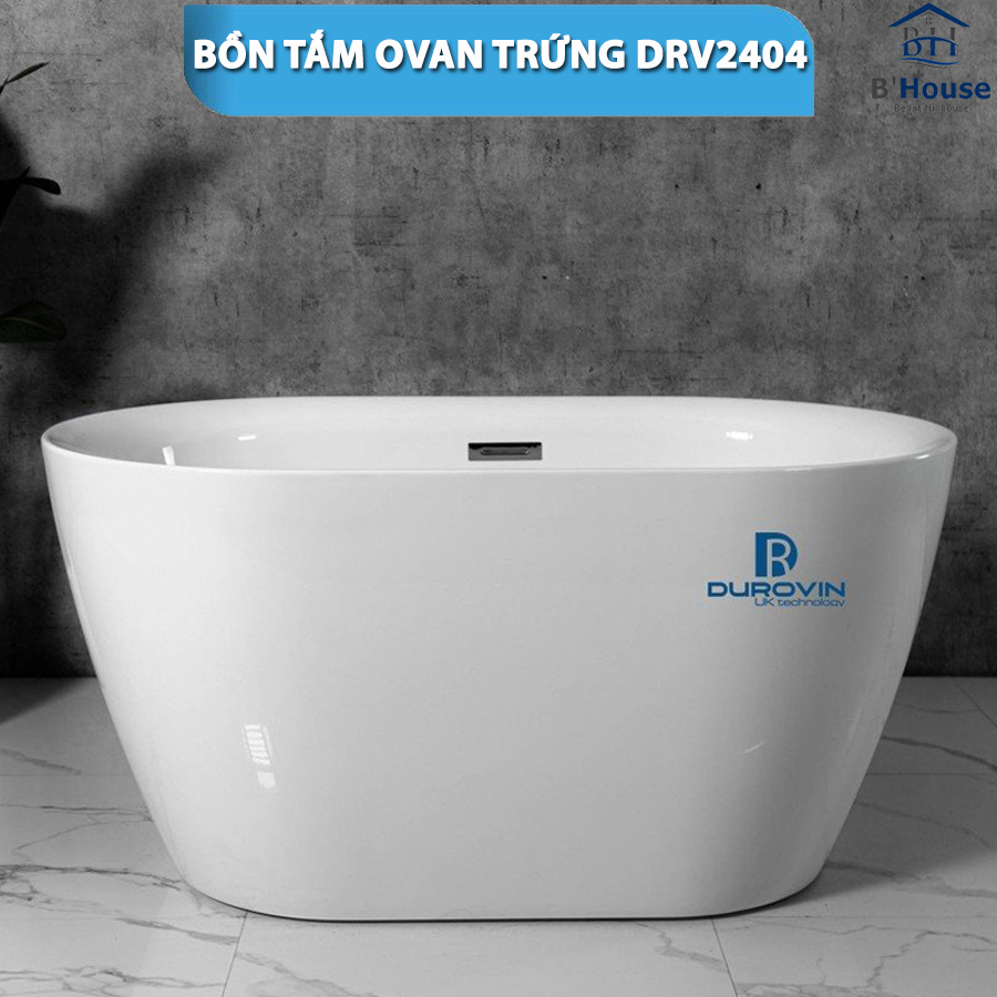 Bồn Tắm Ovan DVR 2404 – Sự Lựa Chọn Hoàn Hảo Cho Không Gian Tắm Sang Trọng
