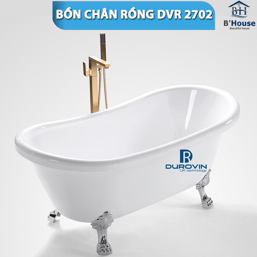 Bồn tắm có sen vòi Bồn tắm sang trọng Bồn Tắm chân rồng DRV 2702