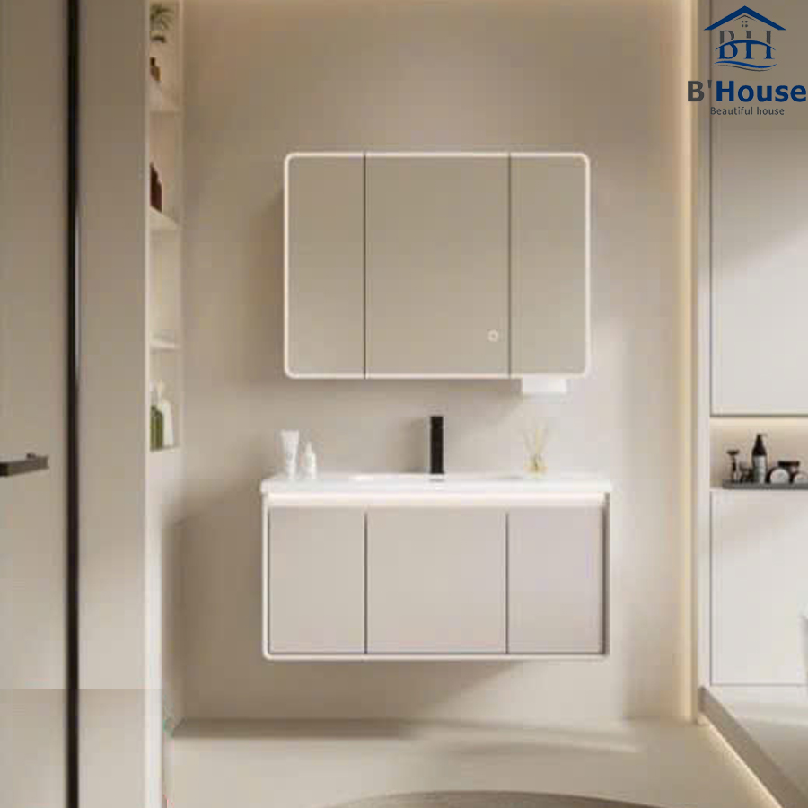 Bộ Tủ Gương Phòng Tắm, Tủ Lavabo Đẹp, Tủ Lavabo Phòng Tắm SUS 288