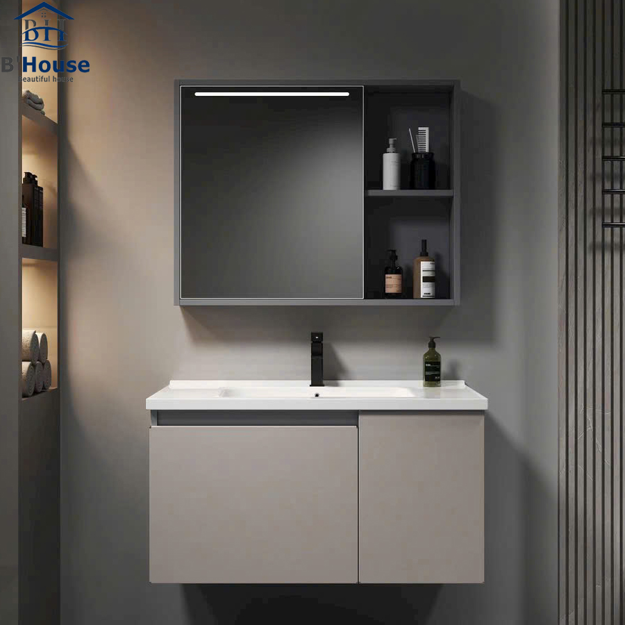 Bộ Tủ Gương Phòng Tắm, Tủ Lavabo Đẹp, Tủ Lavabo Phòng Tắm SUS 519