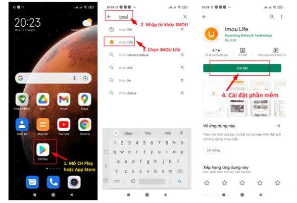 Tải và cài đặt IMOU Life về điện thoại