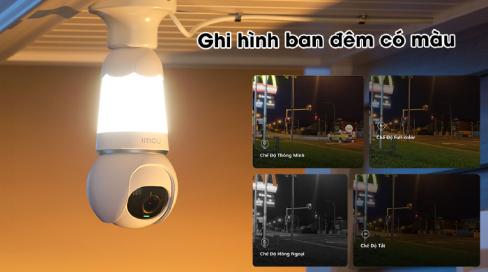 Hiệu quả ghi hình ban đêm tốt không kém ban ngày