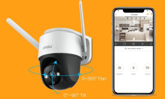 Khởi động lại ứng dụng Imou Life khắc phục camera không xoay được