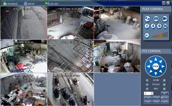 Hiển thị hình ảnh thành công trên camera