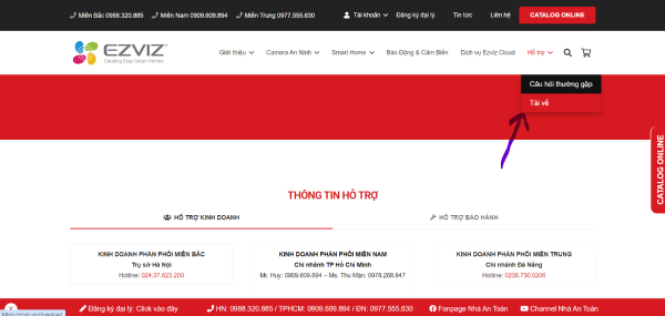 Địa chỉ tải ứng dụng Ezviz Studio trên máy tính