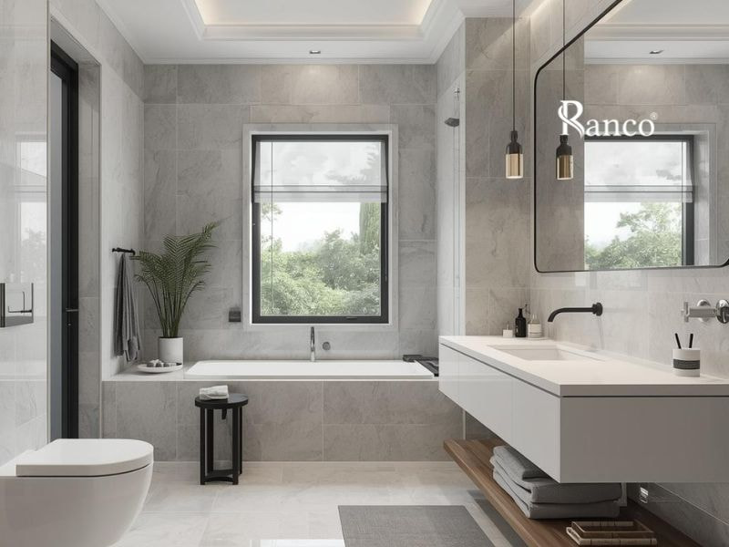 Gợi ý phòng tắm cho người mệnh kim