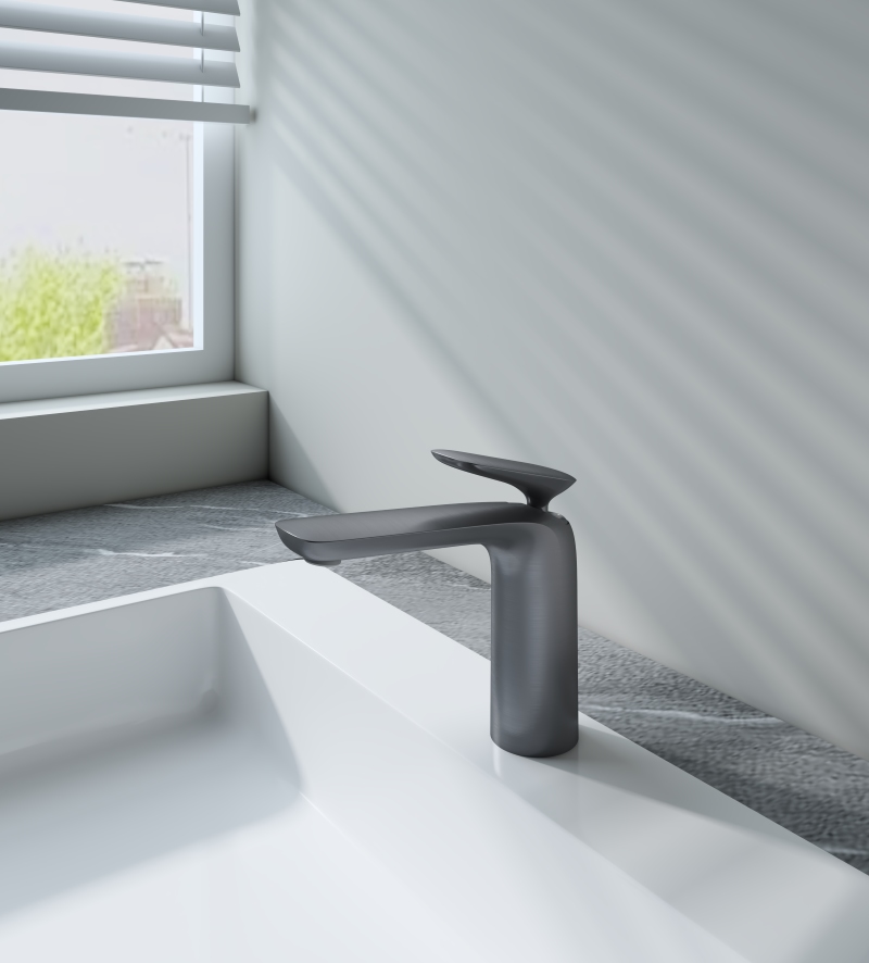 Vòi chậu nóng lạnh titan RC-343