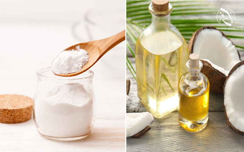 Baby powder and coconut oil treat dark armpits