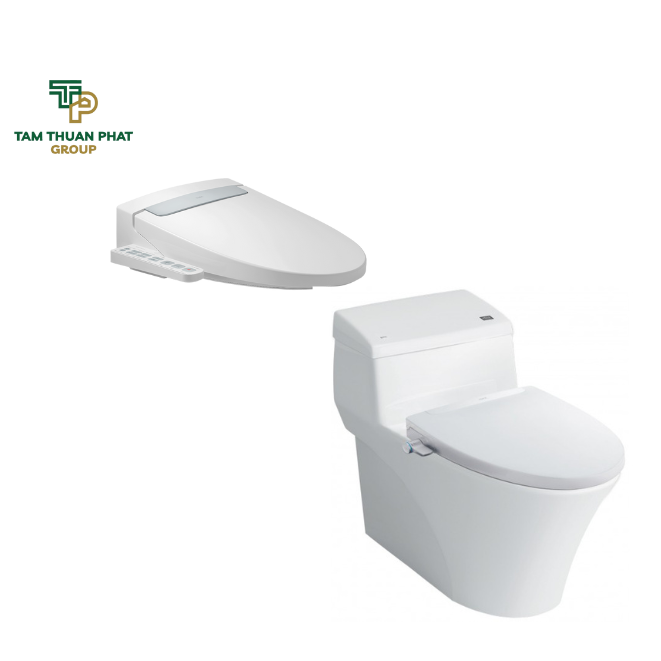 Bồn cầu 1 khối INAX AC-1017R nắp rửa điện tử CW-H20VN