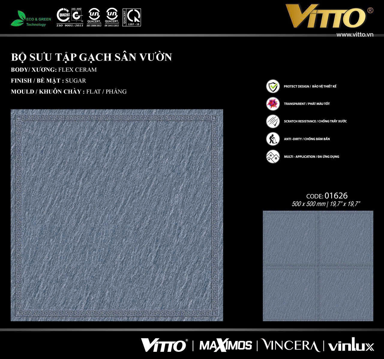 Gạch sân vườn Vitto 01626