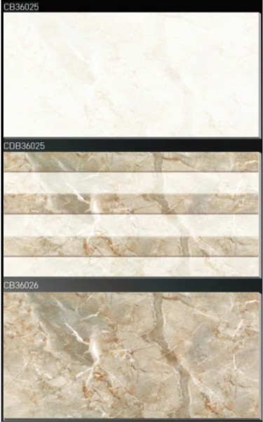 Gạch ốp tường Ceramic Bóng: C10-CB36025, C10-CDB36025, C10-CB36026