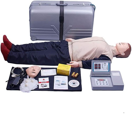 Người giả CPR toàn thân loại điện tử (người giả CPR điện tử toàn thân, có màn hình) ép tim là hơi MÔ HÌNH CẤP CỨU NGƯ KHÔNG TUẦN HOÀN CÓ MÀN HÌNH 170CM