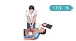 Lắp lại hô hấp nhân tạo và ép tim - Cách sử dụng máy huấn luyện sốc tim/khử rung tim - AED trainer