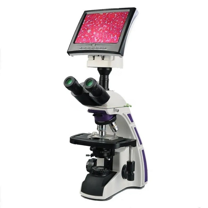 Kính hiển vi LCD 3 mắt cao cấp Terino 16T-LCD (40X-2000X) tích hợp màn hình LCD 8 inch - Hàng chính hãng