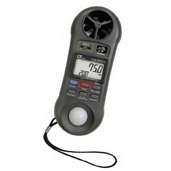 máy đo vi khí hậu môi trường mini 4 trong 1 Lutron LM-8000A