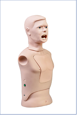 Mô hình đào tạo ngoáy mũi họng nâng cao (có báo động điện tử)