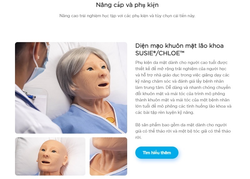 MÔ HÌNH ĐIỀU DƯỠNG ĐA NĂNG S222.100 GAUMARD (CÓ ĐO HUYẾT ÁP, NGHE TIM PHỔI)