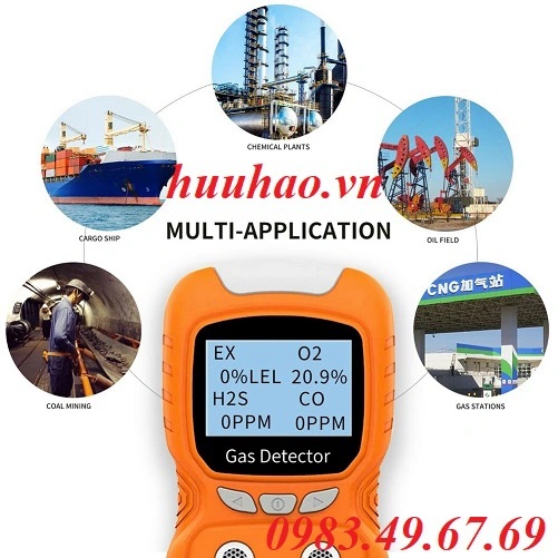 MÁY DO ĐA KHÍ CO, H2S, O2, LEL CẦM TAY PLT840