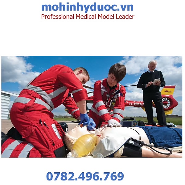 MÔ HÌNH ĐÀO TẠO CẤP CỨU ALS, CHO PHÉP ĐÁNH SỐC ĐIỆN, RESUCI ANNE ADVANCED SKILLTRAINER LAERDAL, NA UY
