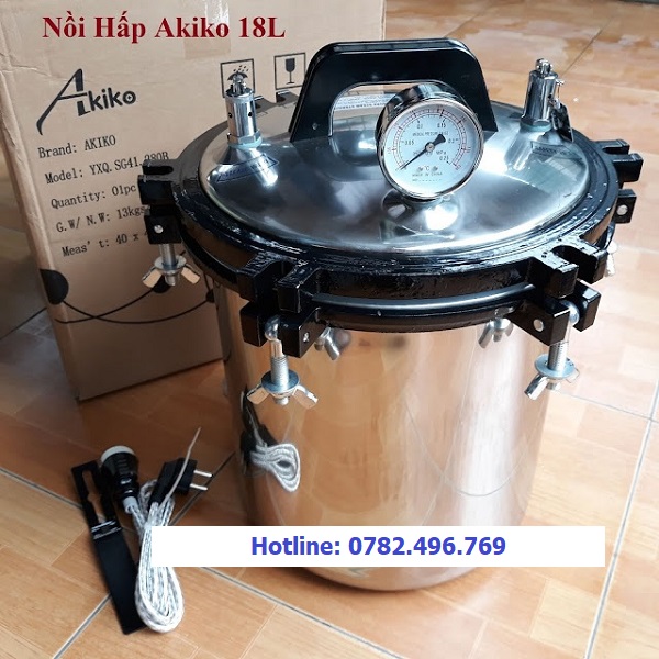 NỒI HẤP TIỆT TRÙNG AKIKO 18L