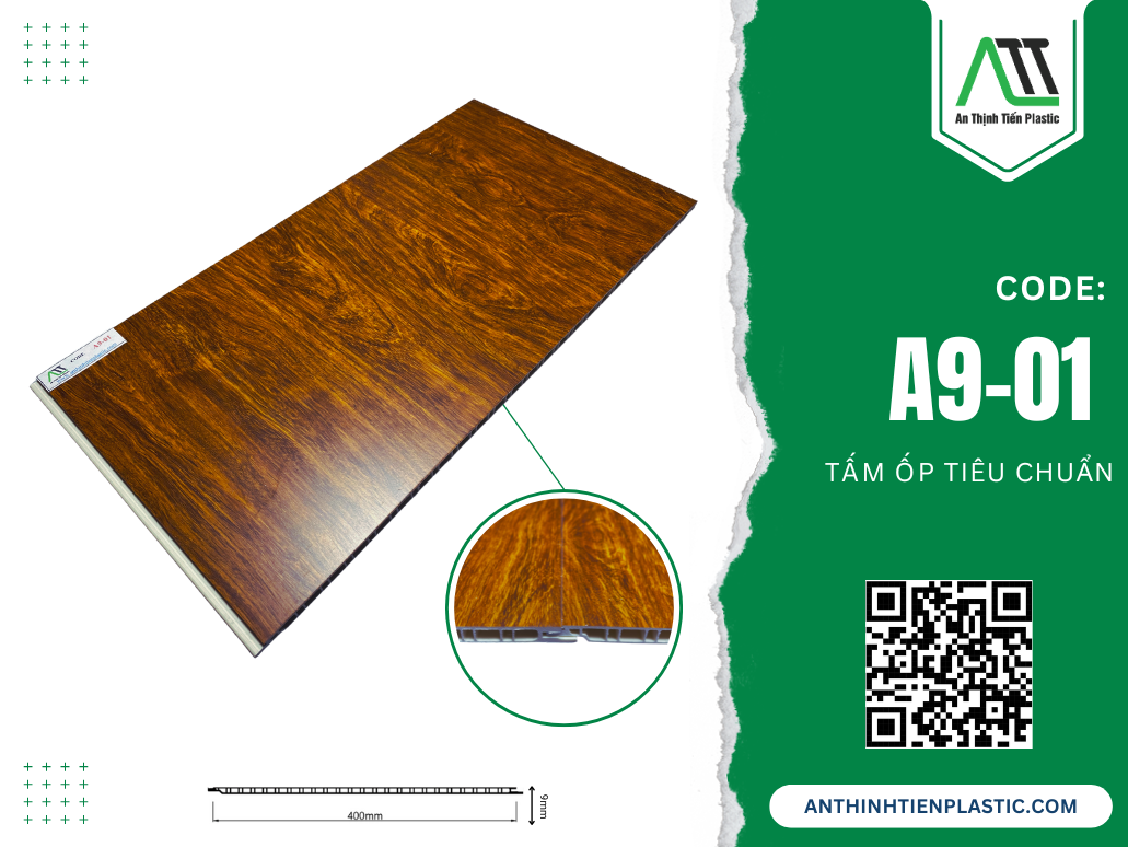 tấm ốp trần vân gỗ PVC