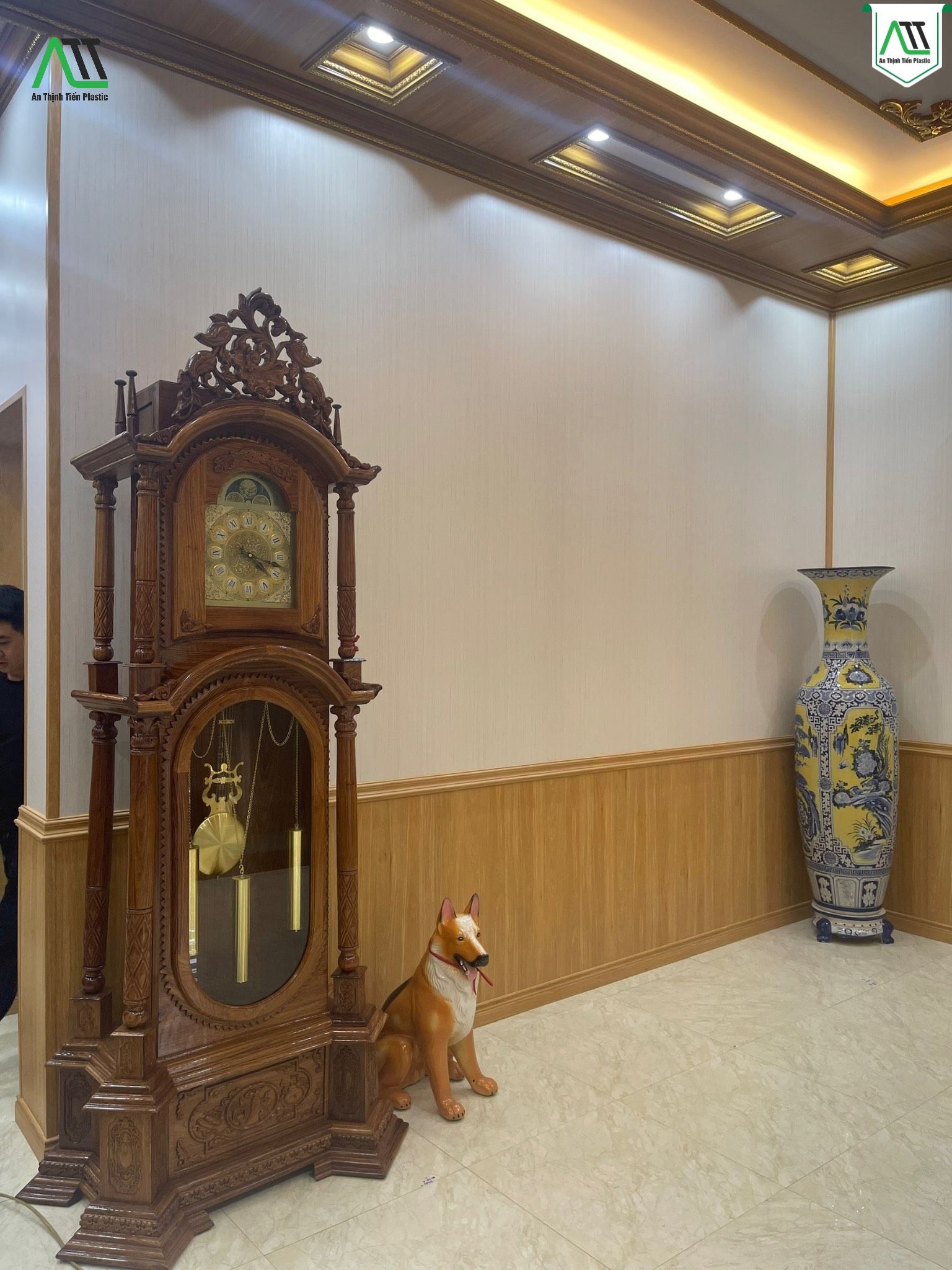 Mẫu ốp tường nhựa nano và công trình thực tế