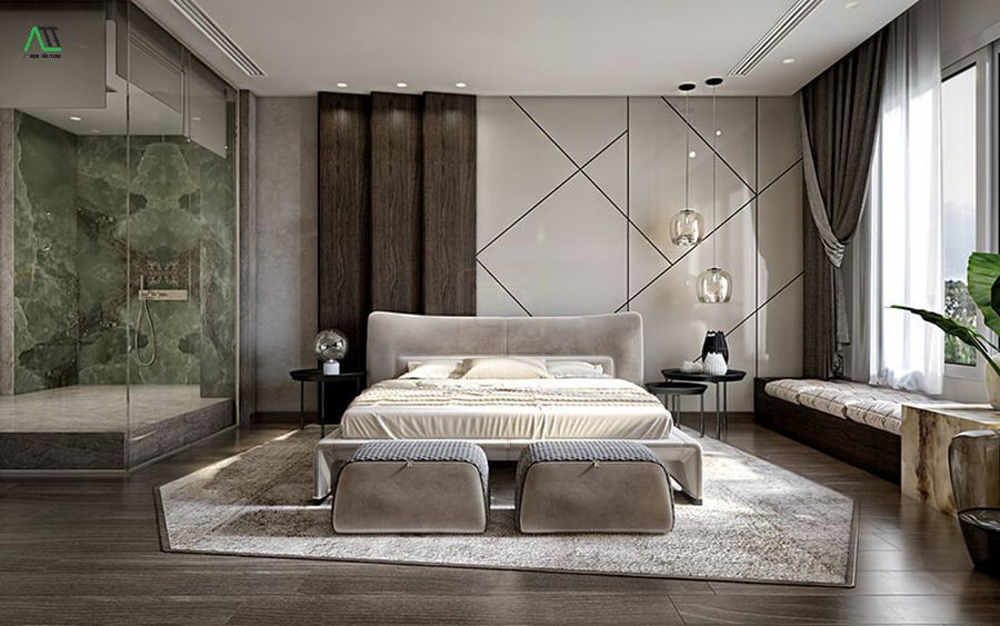 Cách ốp tấm nhựa ốp tường phòng ngủ