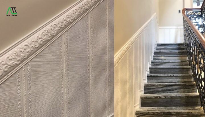 Những vị trí sử dụng phào chỉ phổ biến trong phòng khách