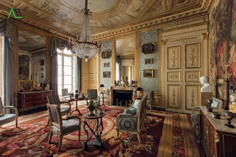 Gợi ý cách trang trí phào chỉ cho phòng khách cổ điển