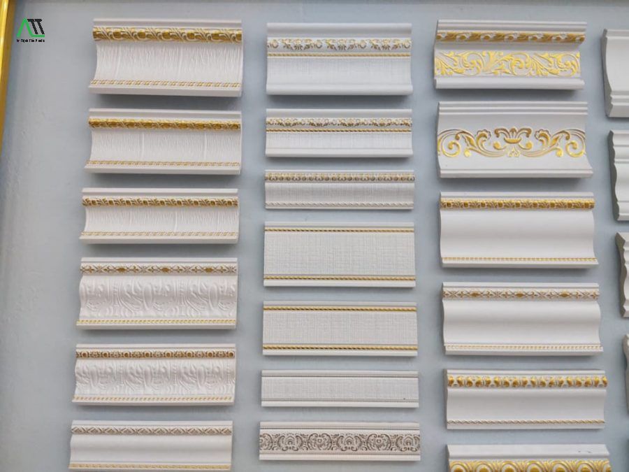 Cách trang trí phào chỉ PS