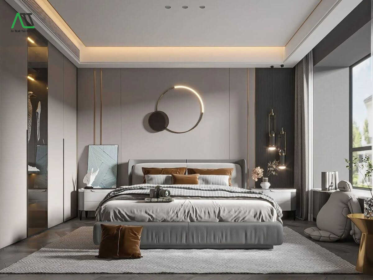 cách trang trí phòng ngủ cho nam