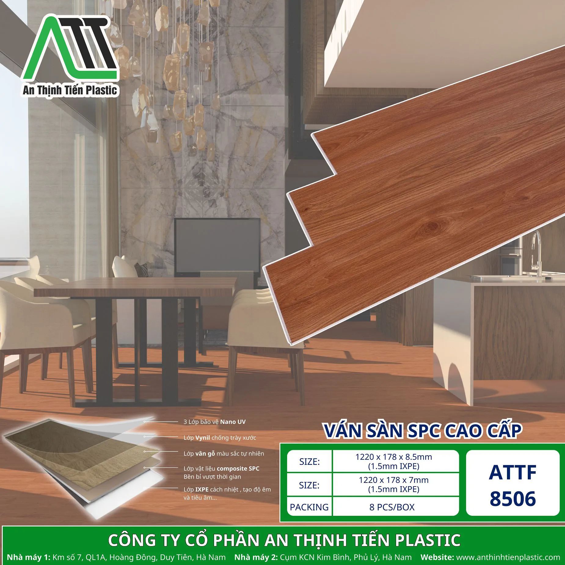 cấu tạo sàn spc