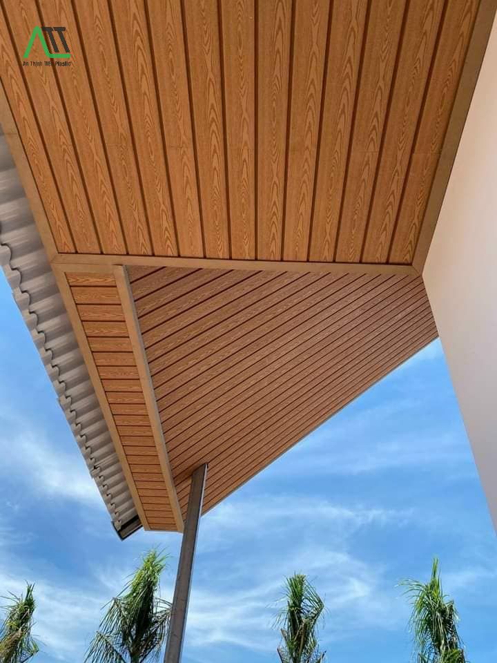 gỗ nhựa composite ốp tường ngoài trời