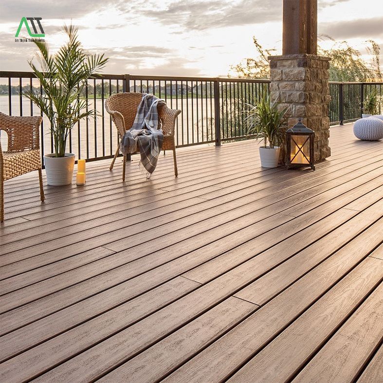 gỗ nhựa composite ốp tường ngoài trời