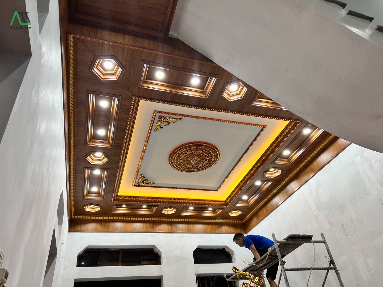 khung xương trong thi công tấm ốp trần