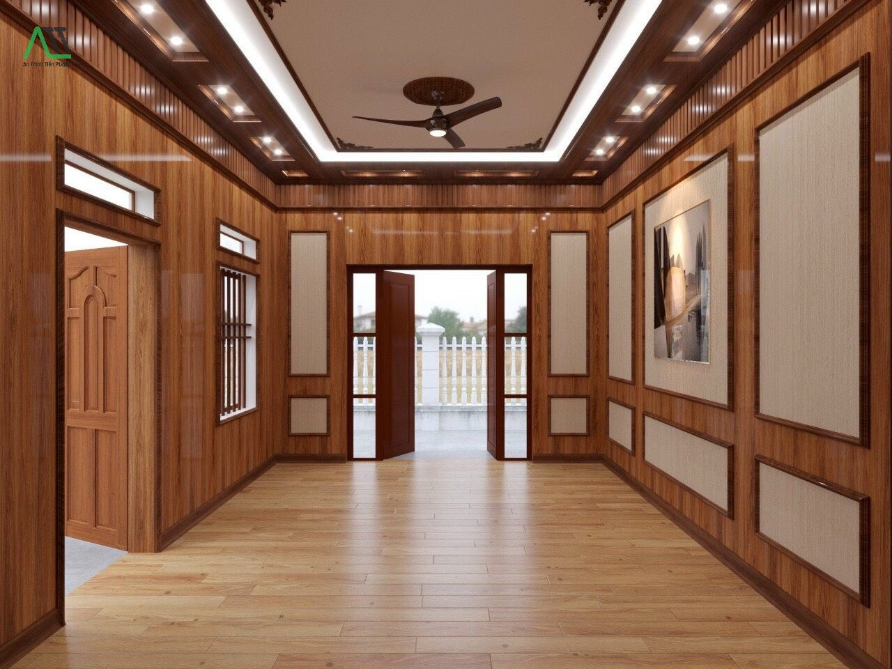 kích thước tấm nhựa ốp tường pvc