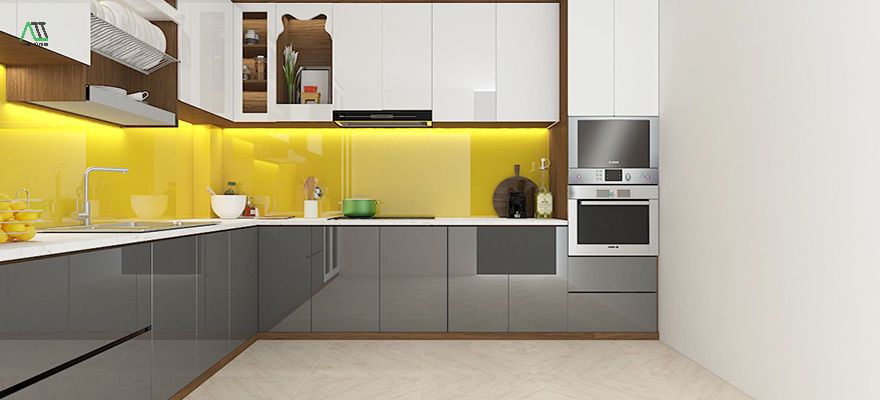 kính màu ốp tường