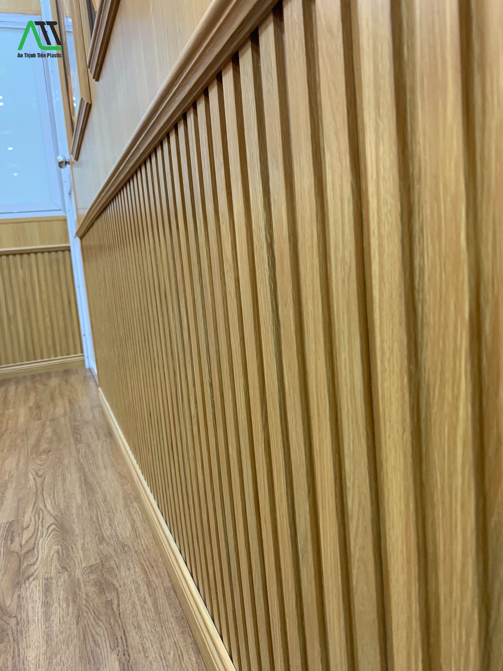 Công trình thực tế tấm ốp lam 5 sóng thấp