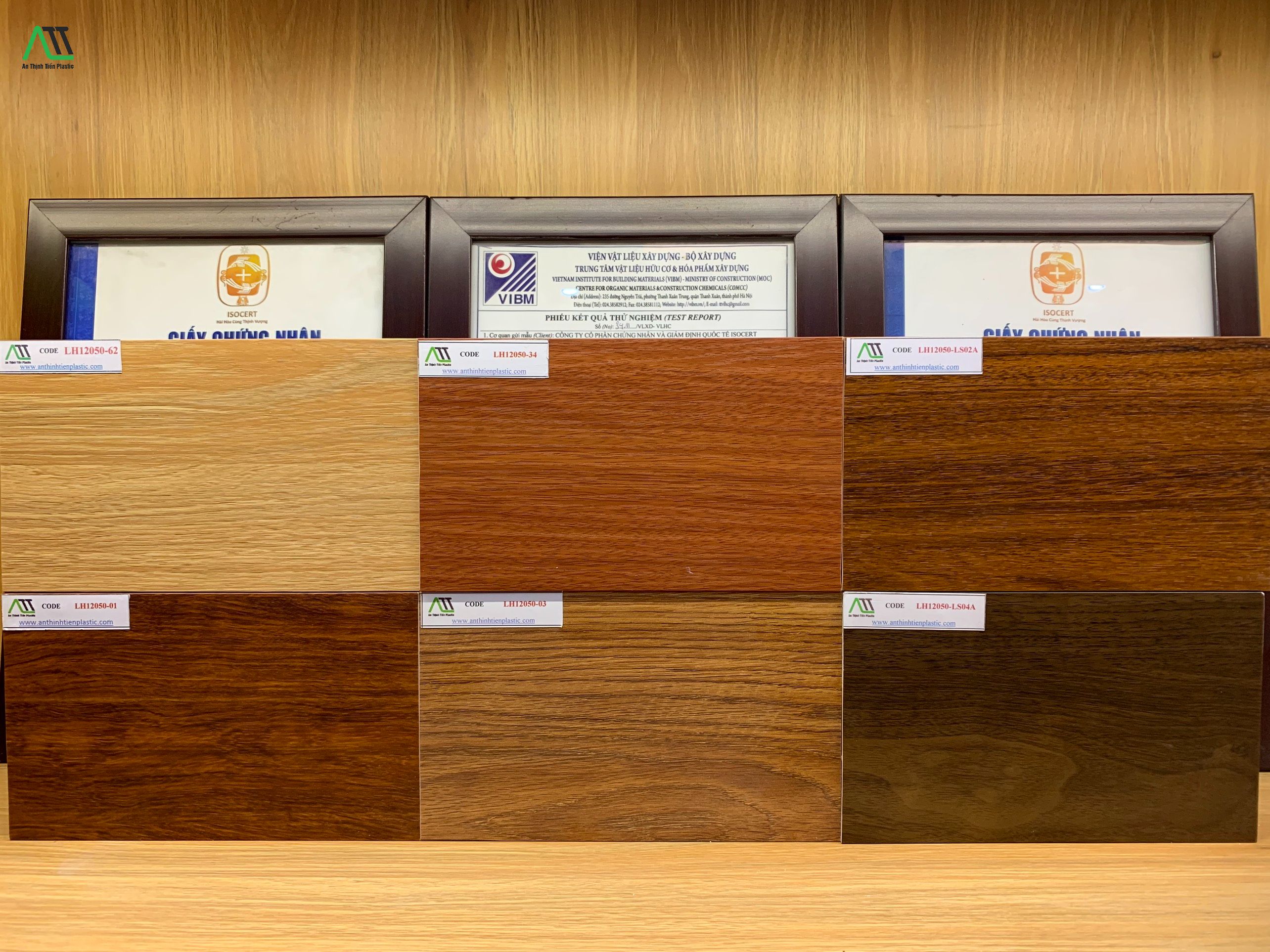 Thanh lam nhựa giả gỗ 120x50