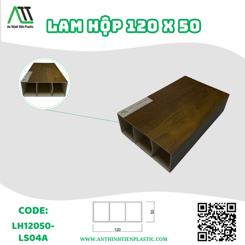 Lam hộp 120 x 50 (LH12050-LS04A)