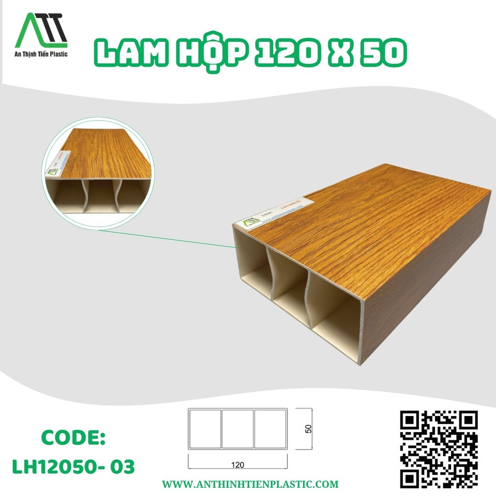 Lam hộp 120 x 50 (LH12050-03)
