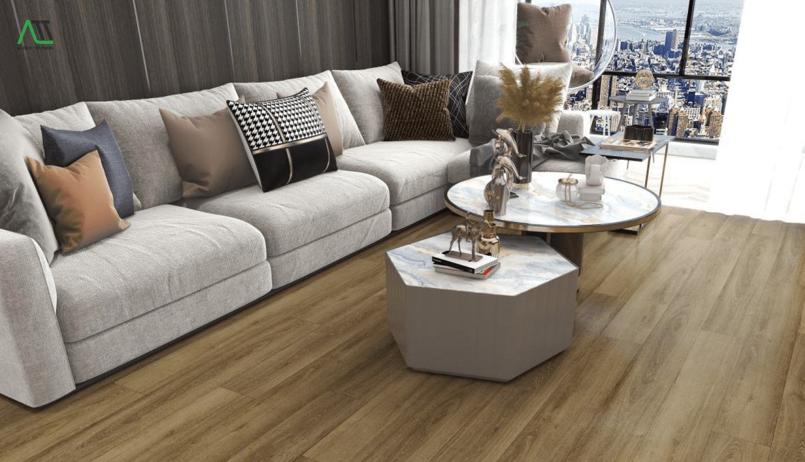 lát sàn nhựa giả gỗ