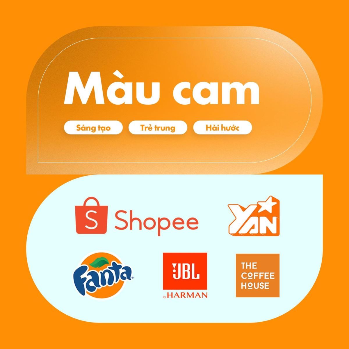 Ứng dụng của màu cam trong kinh doanh