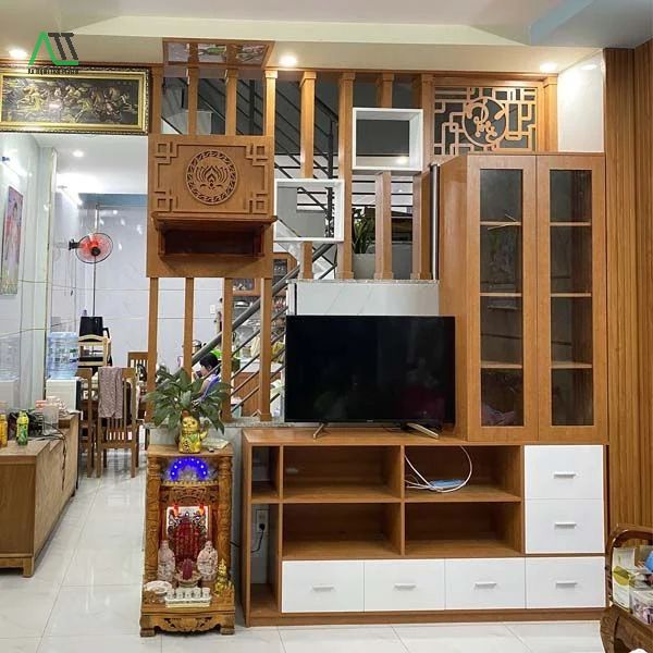 mẫu lam gỗ phòng khách đẹp