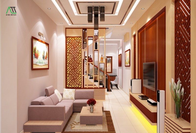 mẫu lam gỗ phòng khách đẹp